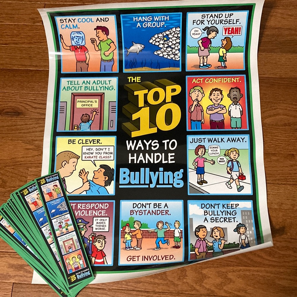 Top 10 Ways to Handle BULLYING (poster/bookmarks)
